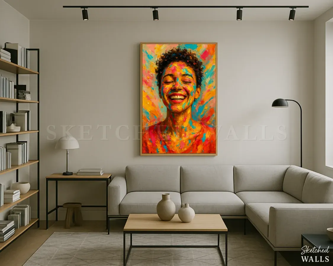 Textured Portrait Wall Art Guide for Collected Interiors